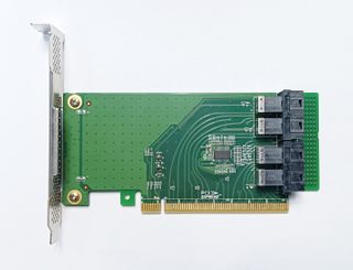 PCIe x16 to 4*SFF8643 LRNV9614-4i